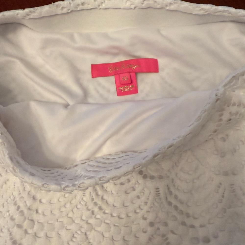 Lilly Pulitzer White Lace Off-Shoulder Dress - Picture 4 of 7